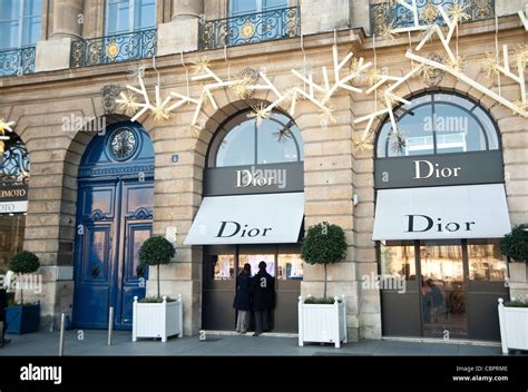 Dior store in Paris france